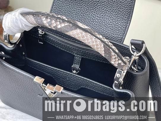 LV Replica Bags Capucines N92040银扣蛇27x18x9cm gf2色