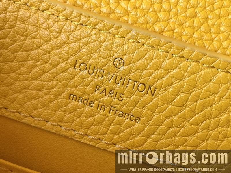 LV Replica Bags Capucines M57219黄色贝母 21x14x8cm gf