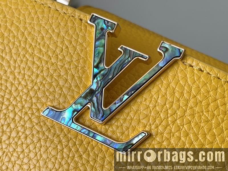 LV Replica Bags Capucines M57219黄色贝母 21x14x8cm gf