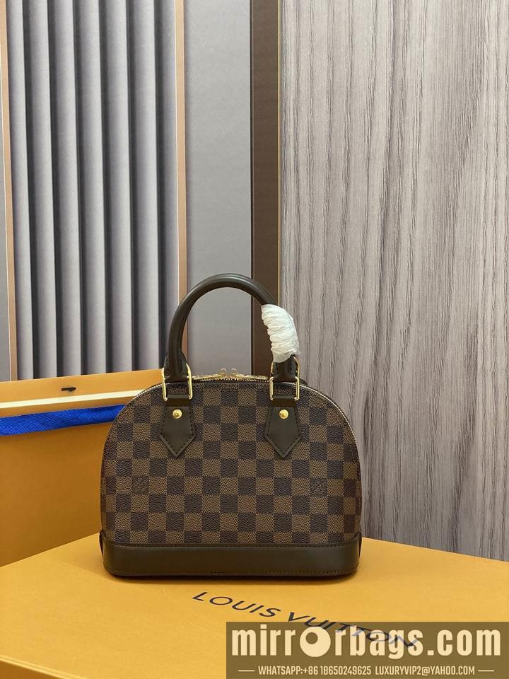 LV Replica Bags Alma N41221啡格25x19x12cm gf