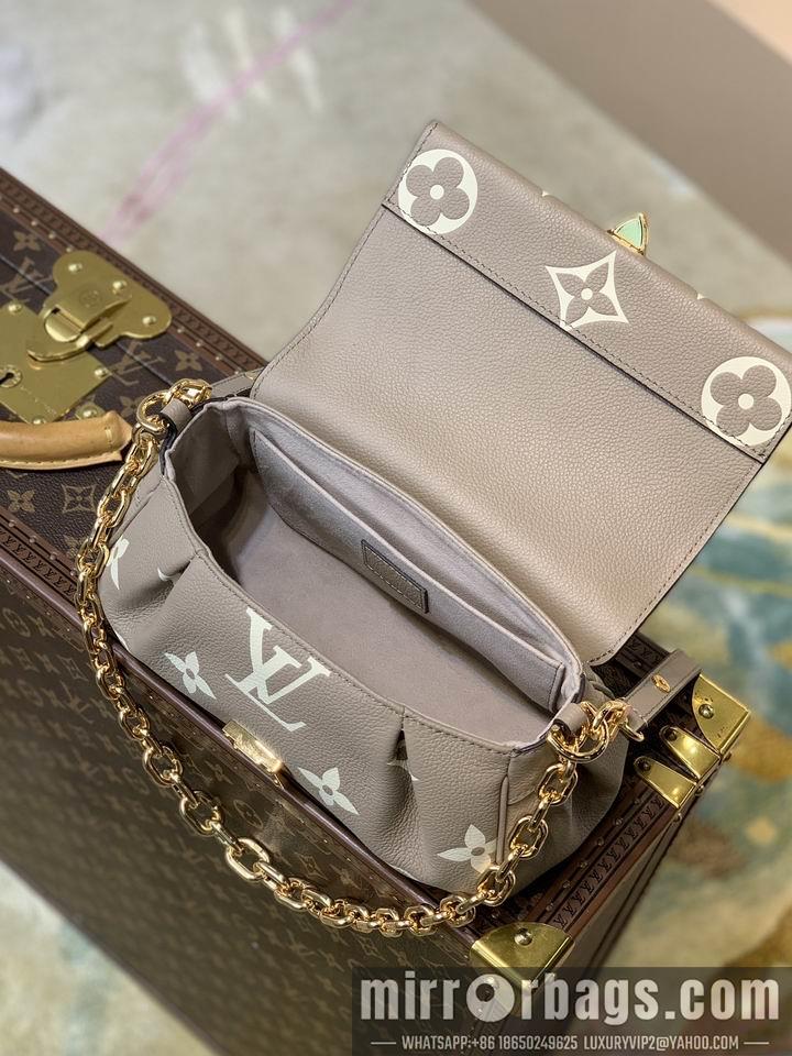 LV Replica Bags Favorite M45836淡咖24x14x9cm gf