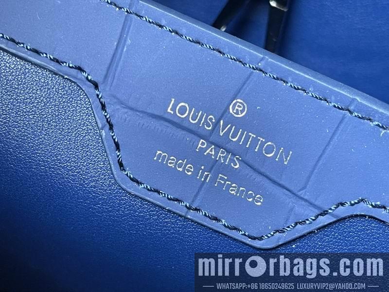 LV Replica Bags Capucines N93163雾蓝鳄鱼纹31x20x11cm gf