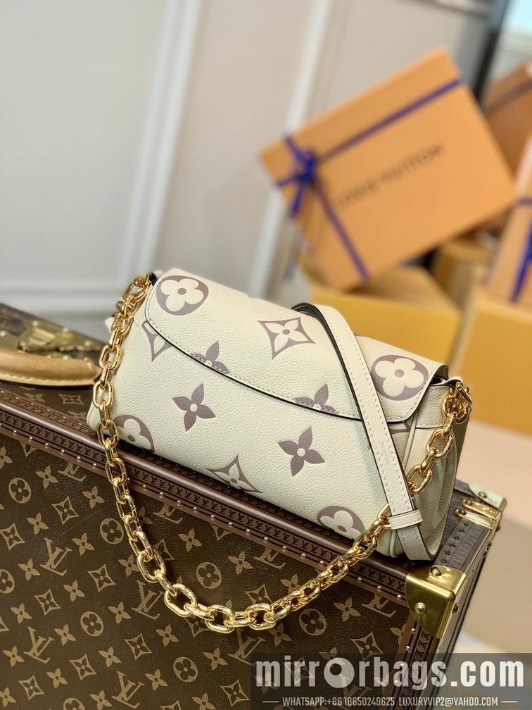 LV Replica Bags Favorite M45813白 米白24x14x9cm gf