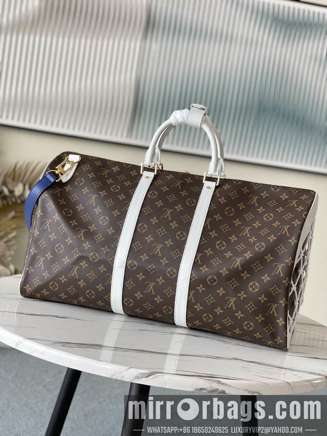 LV Replica Bags Keepall M45587 55x27x20gf2色