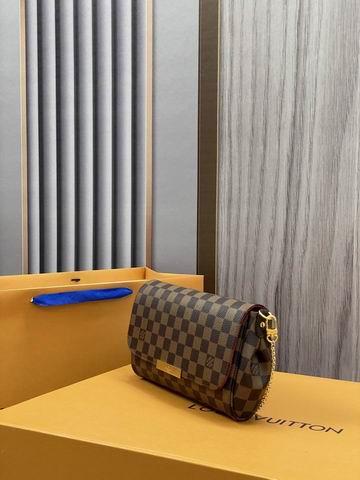 LV Replica Bags Favorit M40718啡格M26x15x4cm gf