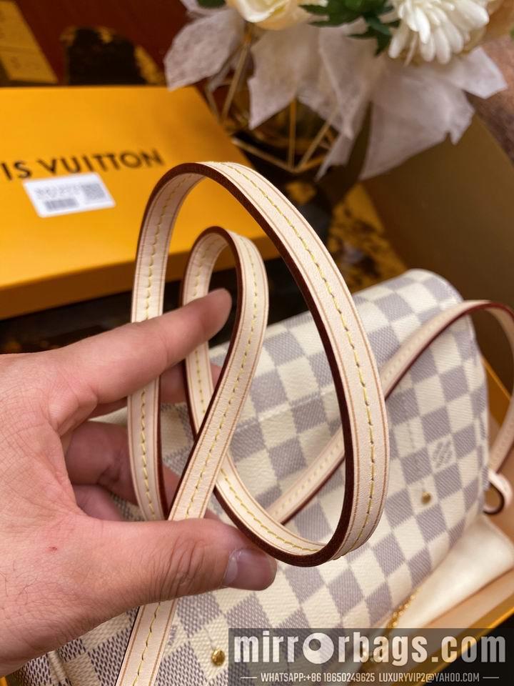 LV Replica Bags Favorite N41275白格28cm gf