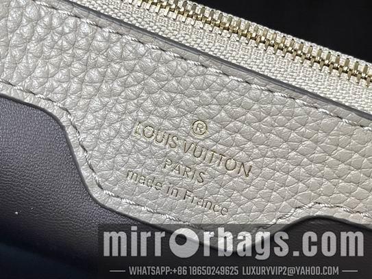 LV Replica Bags Capucines N92802淡咖色蛇36x23x14cm gf