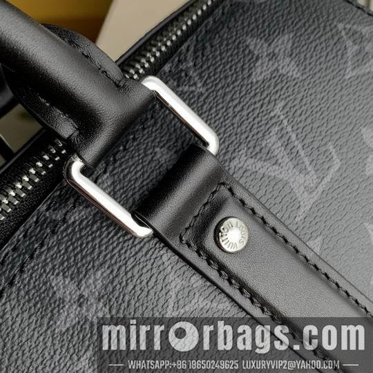 LV Replica Bags Keepall M46271黑花 25x15x11cm gf