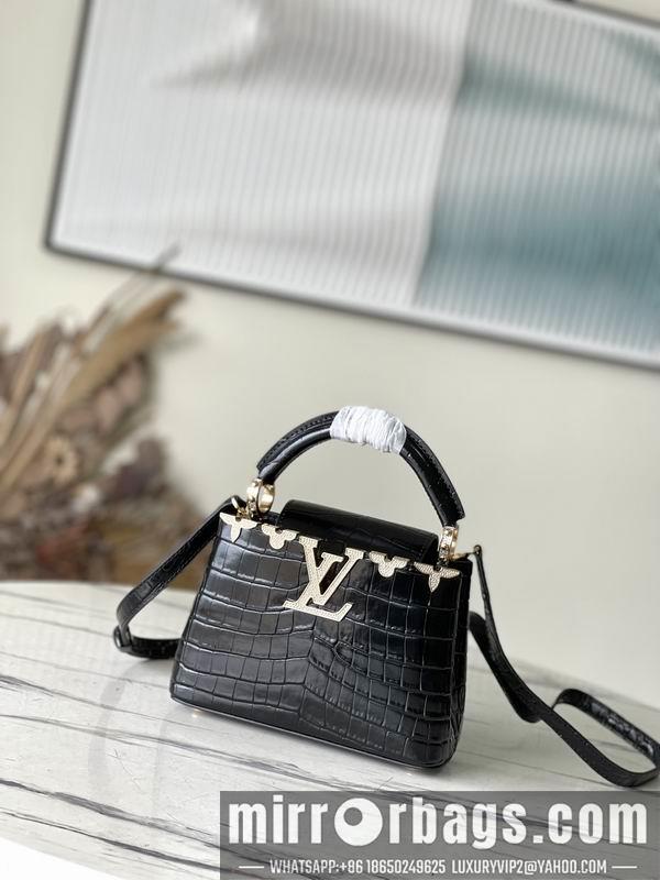 LV Replica Bags Capucines M51783鳄鱼纹21x14x8cm gf