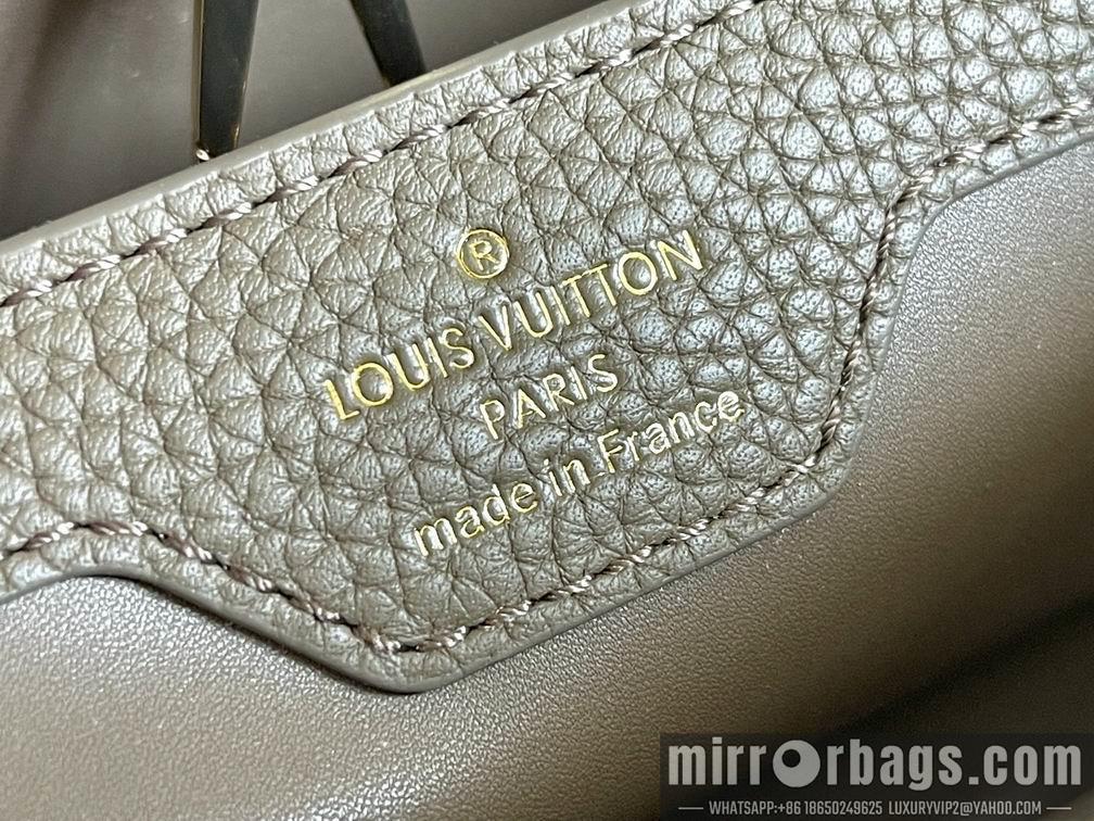 LV Replica Bags Capucines M48865卡其绿 31.5x20x11cm gf