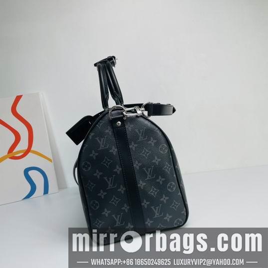 LV Replica Bags Keepall M40569黑花 45x27x20cm gf