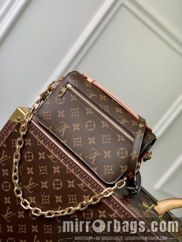 LV Replica Bags East West Metis M46279老花 黄花21.5x6x13.5cm gf