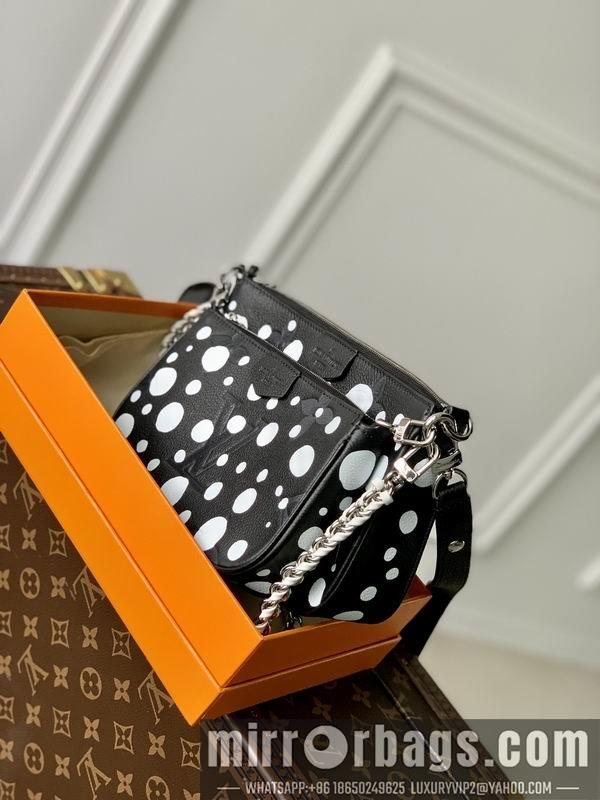 LV Replica Bags Multi Pochette Acc M80399波点 25x14.5x4.5cm gf