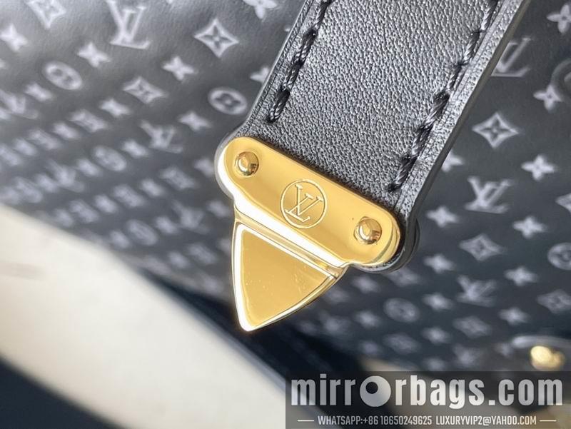 LV Replica Bags M46358黑色全皮24.5x16.5x8.5cm gf