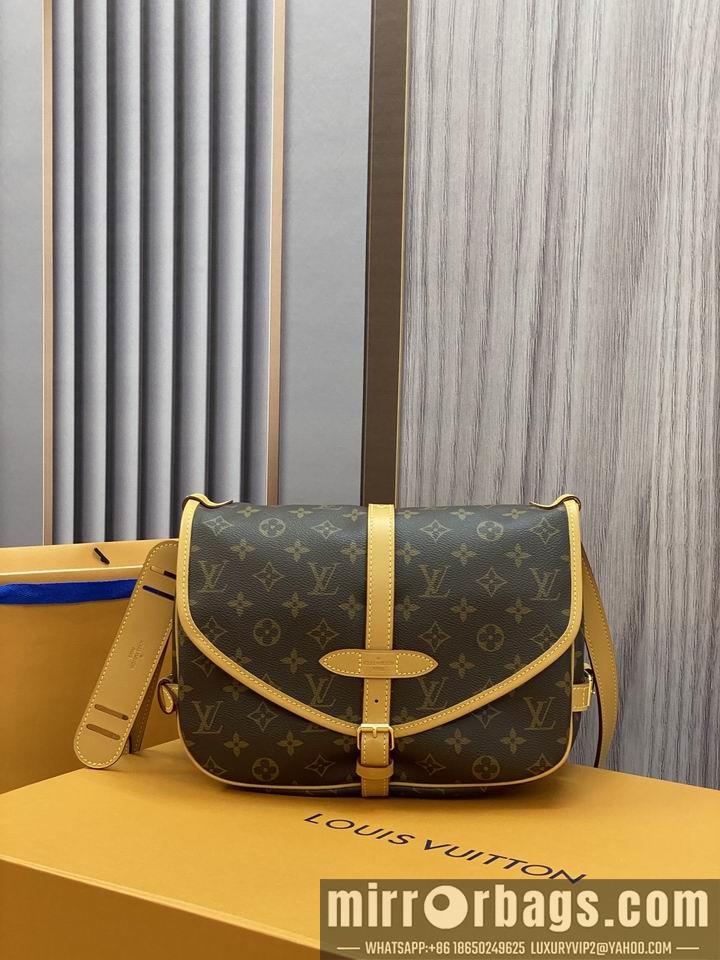 LV Replica Bags Saumur M42256 M28x11x20cm gf