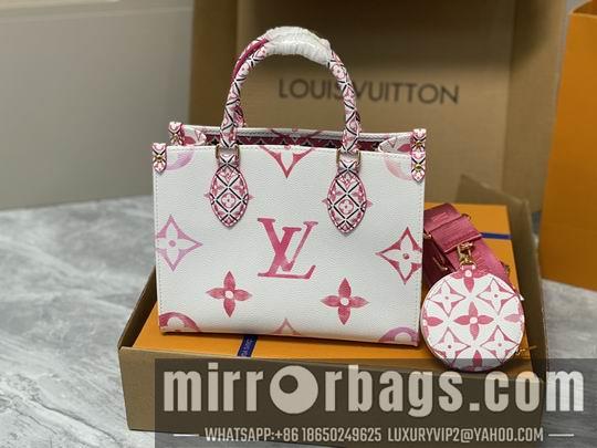 LV Replica Bags OnTheGo M22976玫红25x19x11.5cm gf