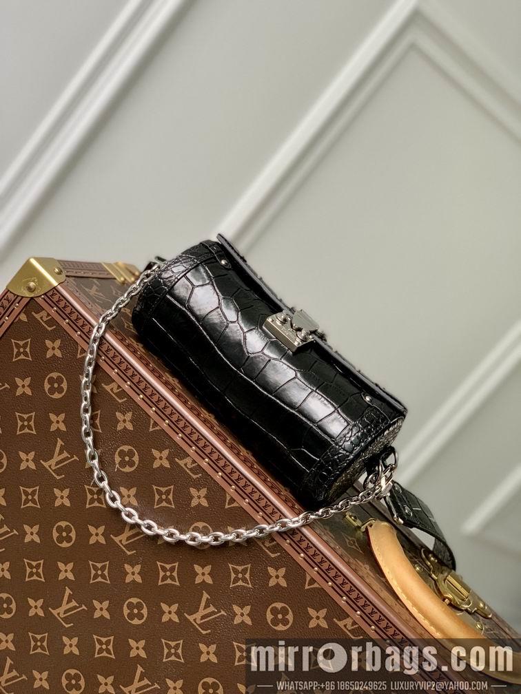 LV Replica Bags Papillon Trunk M57835鳄鱼纹克19x9x9cm gf