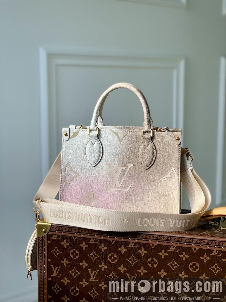 LV Replica Bags OnTheGo M59856渐变杏 25x19x11.5cm gf