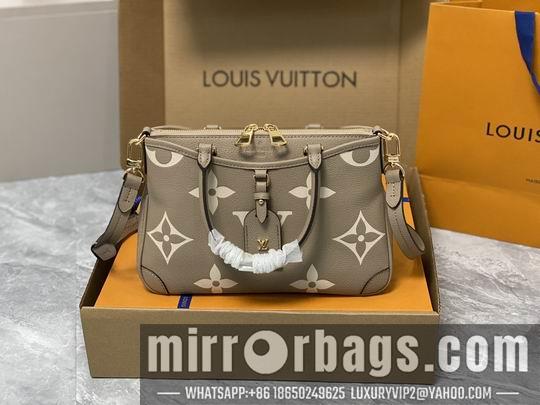 LV Replica Bags Trianon M46585杏M46488黑M46503米白28x18x8cm gf