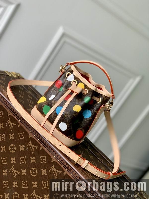 LV Replica Bags Nano Noe M81863波点13x16x10cm gf