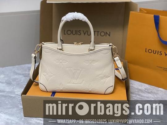 LV Replica Bags Trianon M46585杏M46488黑M46503米白28x18x8cm gf