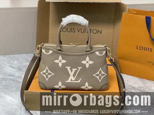 LV Replica Bags Trianon M46585杏M46488黑M46503米白28x18x8cm gf