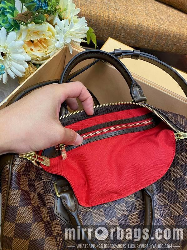 LV Replica Bags Speedy N41367咖啡格30x21x17cm gf