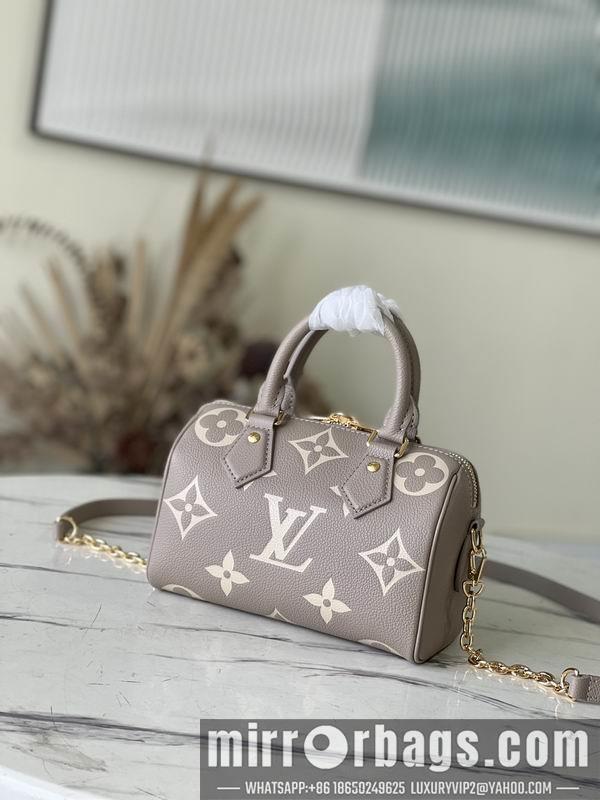 LV Replica Bags Speedy M46575大象灰20.5x13.5x12cm gf