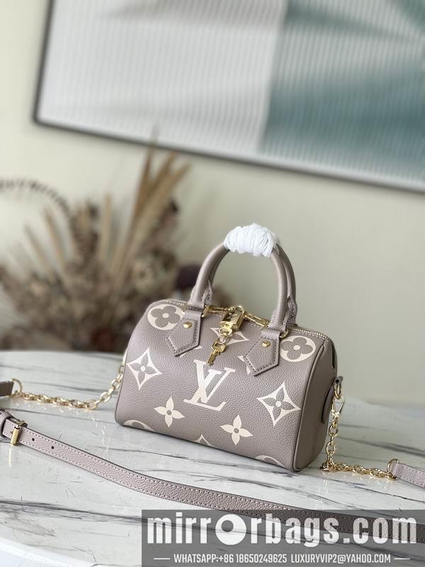 LV Replica Bags Speedy M46575大象灰20.5x13.5x12cm gf