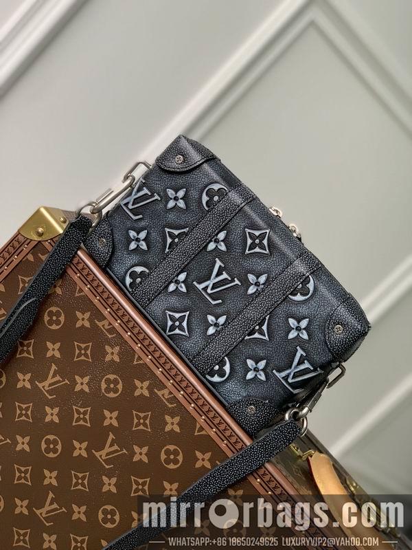 LV Replica Bags Soft Trunk M81776蓝 黑22.5x14x5cm gf