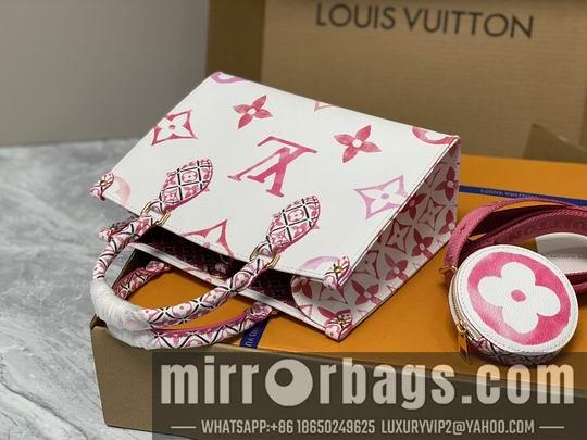 LV Replica Bags OnTheGo M22976玫红25x19x11.5cm gf