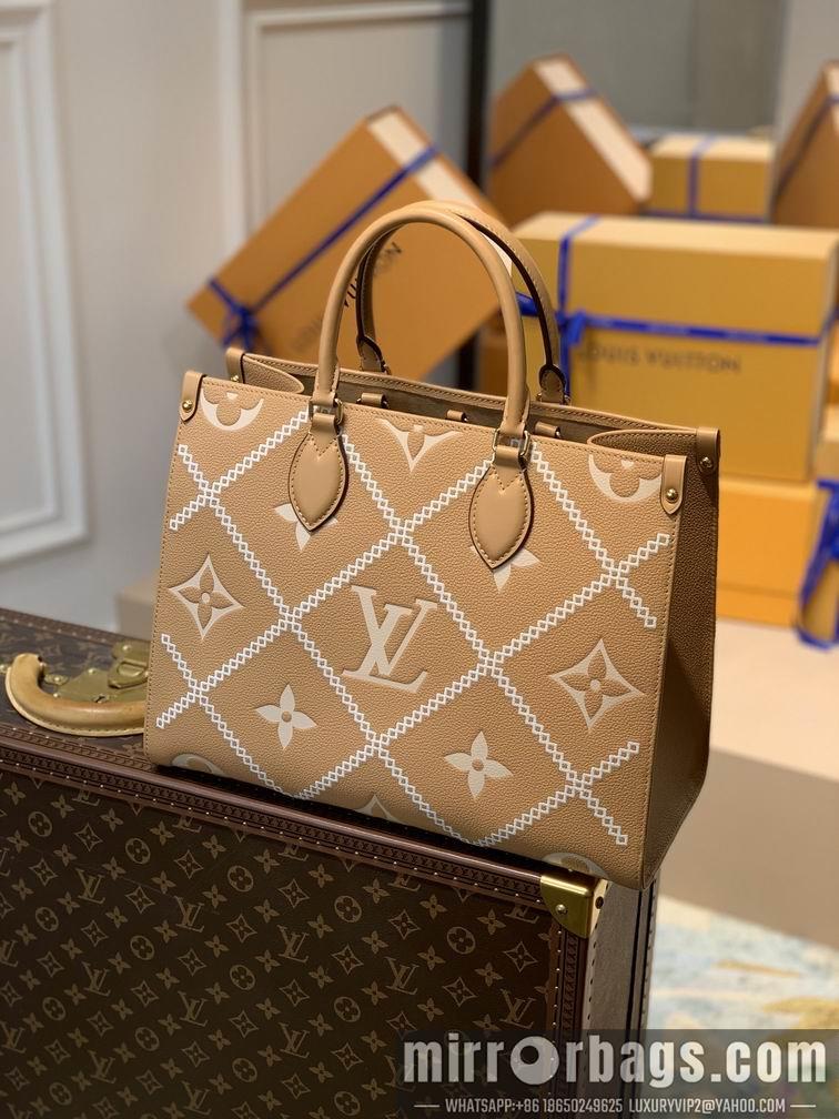 LV Replica Bags Onthego M46015 M46016 35x27x14cm gf