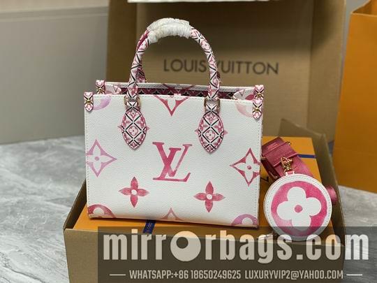 LV Replica Bags OnTheGo M22976玫红25x19x11.5cm gf