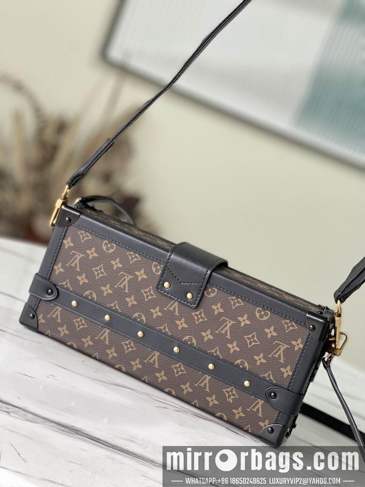 LV Replica Bags Petite Malle M46120古铜27x12x6.5cm gf1