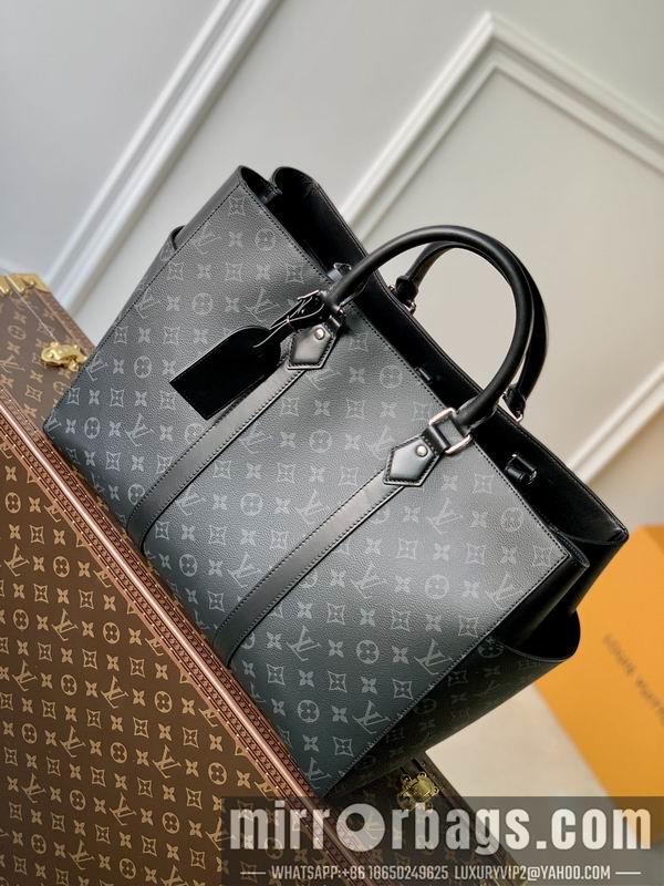 LV Replica Bags Sac Plat M46451黑花 44x33x18cm gf