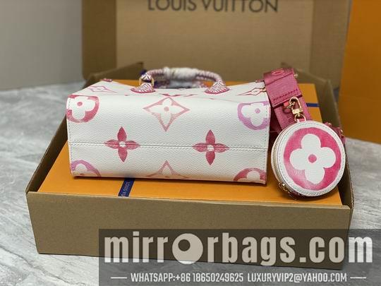 LV Replica Bags OnTheGo M22976玫红25x19x11.5cm gf