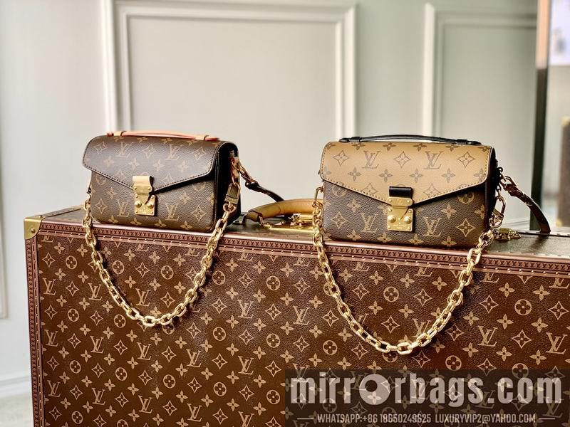 LV Replica Bags East West Metis M46279老花 黄花21.5x6x13.5cm gf