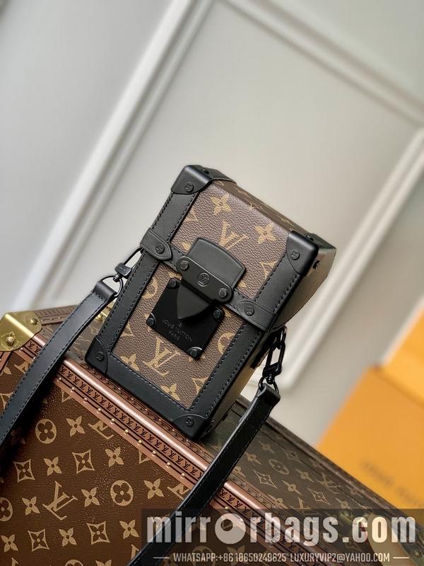 LV Replica Bags Trunk M82077老花10.7x17.5x6.8cm gf