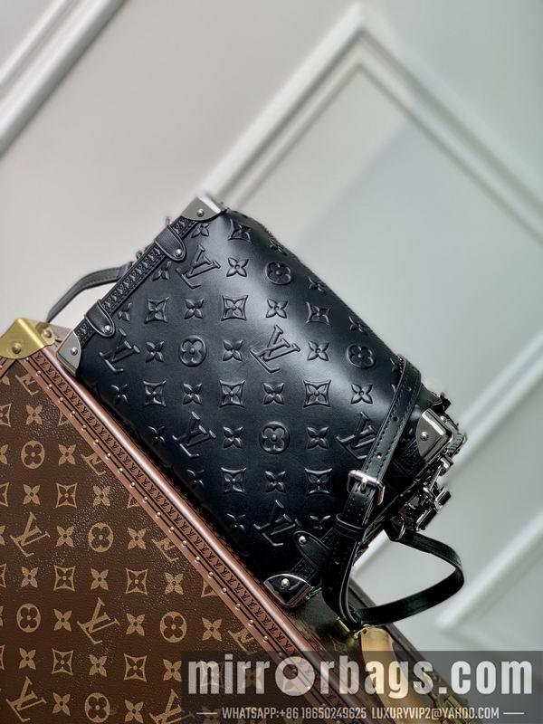 LV Replica Bags Petite Malle M21709全皮黑 21x14x6cm gf