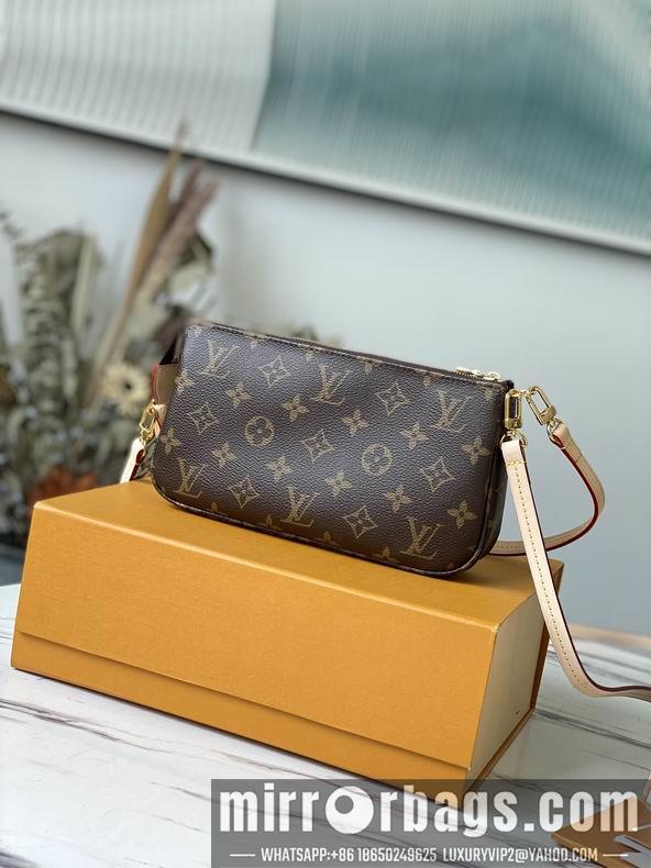 LV Replica Bags Pochette Acc Mila M40712 23.5x13.5x4 cm gf