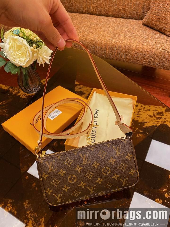 LV Replica Bags Pochettep Acc Mila M40712 13x21x3cm gf