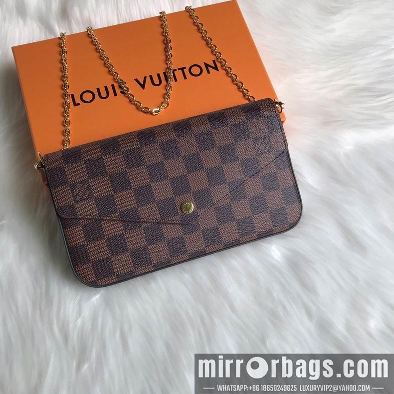 LV Replica Bags Pochette Felicie N63032 21X12X3 cm gf