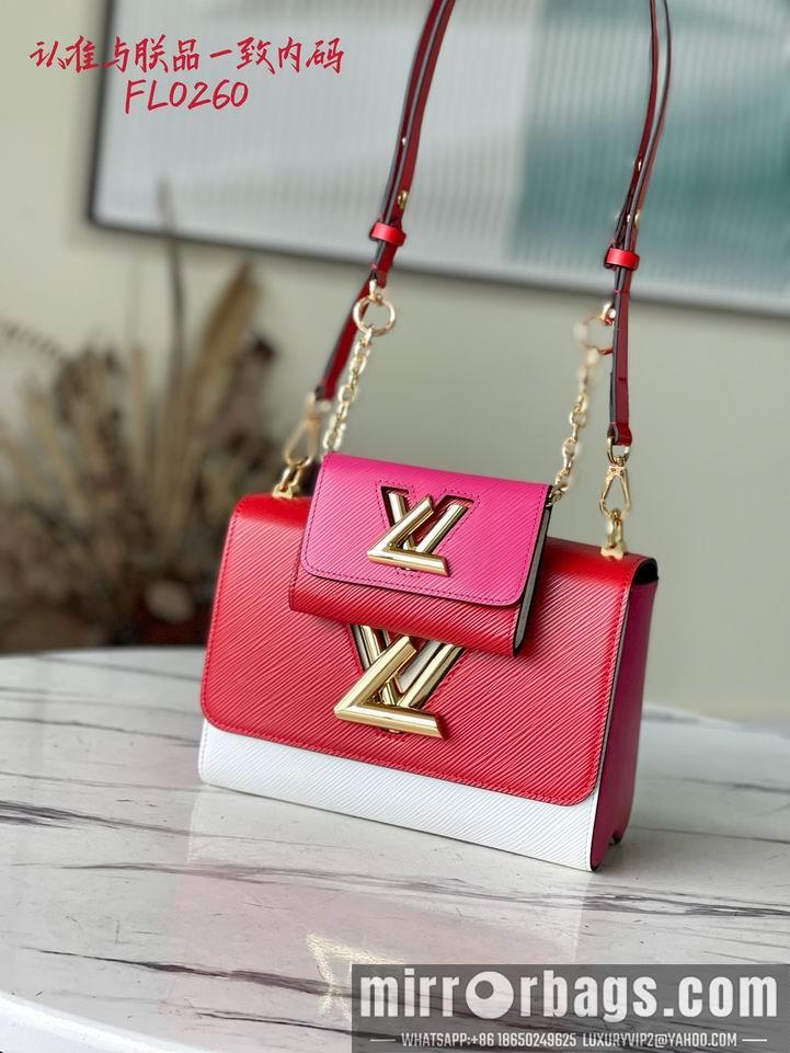 LV Replica Bags Twist M50280双子红23x17x9.5cm gf