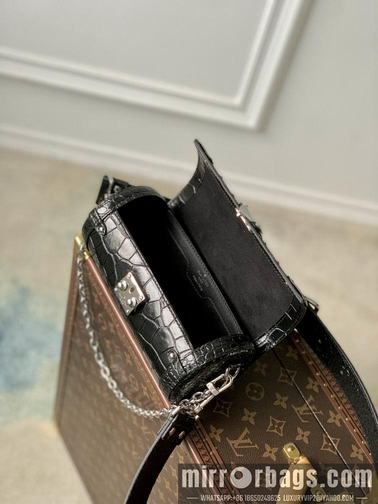 LV Replica Bags Papillon Trunk M57835鳄鱼纹克19x9x9cm gf