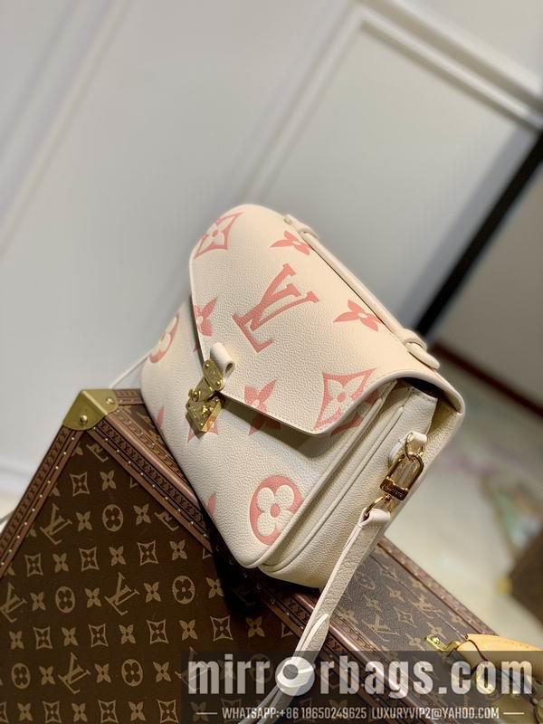 LV Replica Bags Speedy M45573白色粉印 25x19x7cm gf