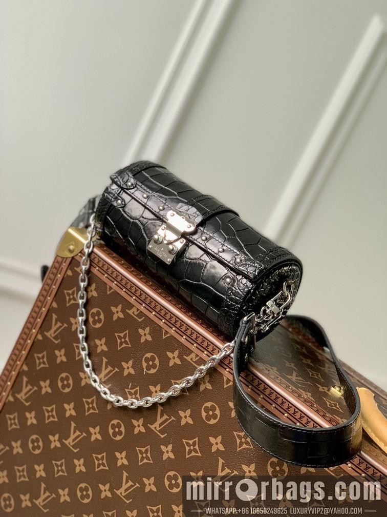 LV Replica Bags Papillon Trunk M57835鳄鱼纹克19x9x9cm gf