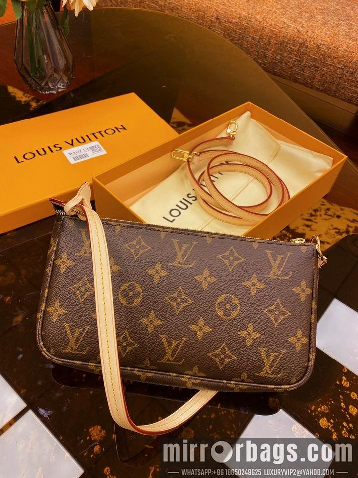 LV Replica Bags Pochettep Acc Mila M40712 13x21x3cm gf