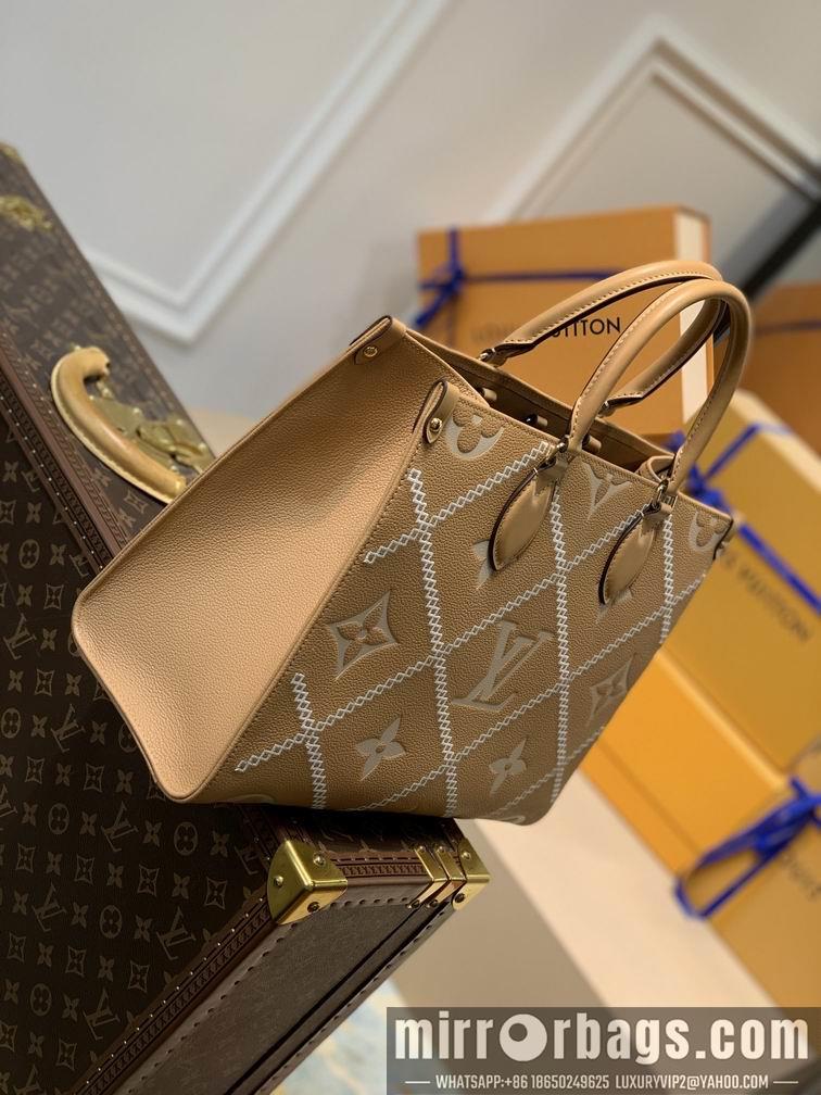 LV Replica Bags Onthego M46015 M46016 35x27x14cm gf