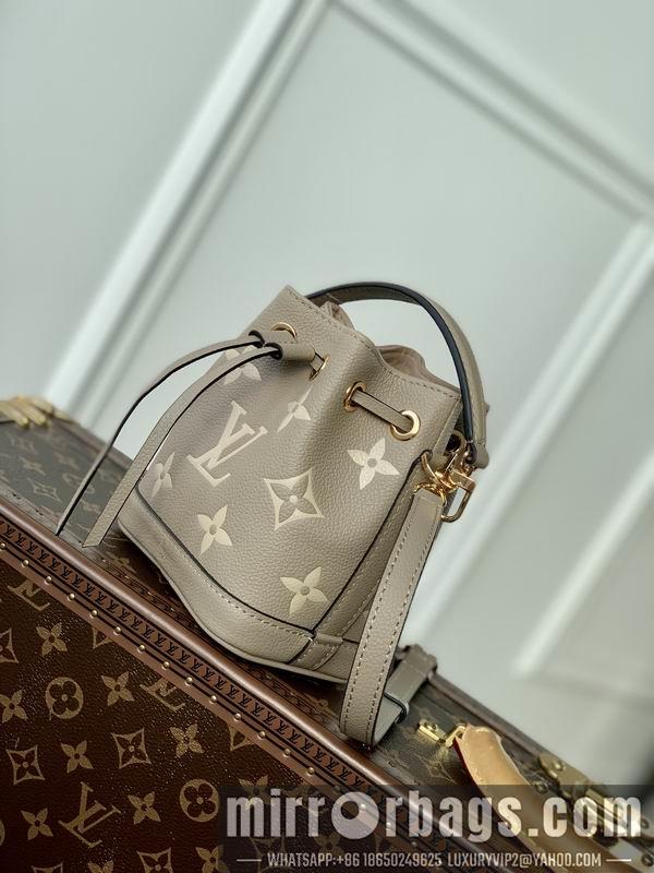 LV Replica Bags Nano Noe M46291灰 13x16x10cm gf