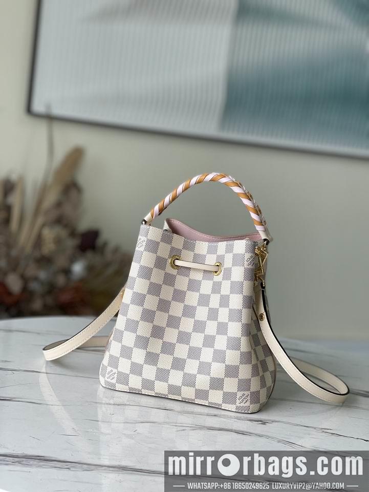 LV Replica Bags NeoNoe N45292白格 20x20x13cm gf